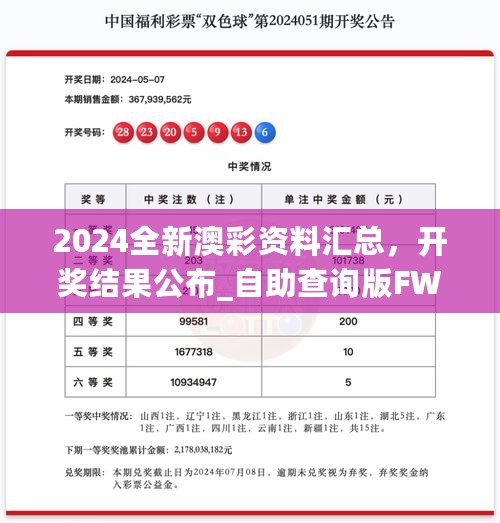 2024全新澳彩资料汇总，开奖结果公布_自助查询版FWJ488.05