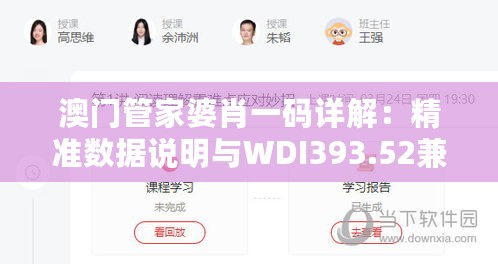 澳门管家婆肖一码详解：精准数据说明与WDI393.52兼容版