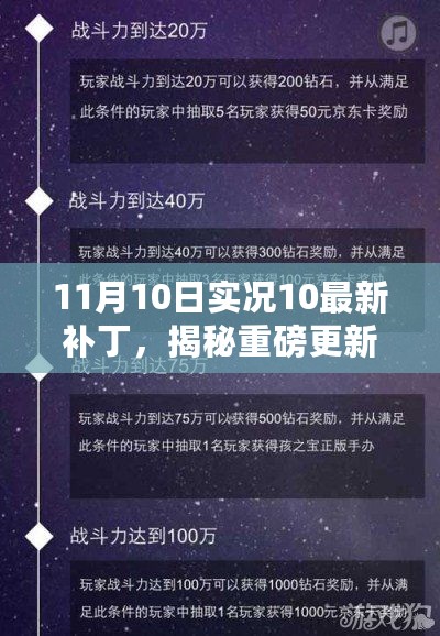 揭秘重磅更新，实况10最新补丁带来科技与生活的完美融合体验！