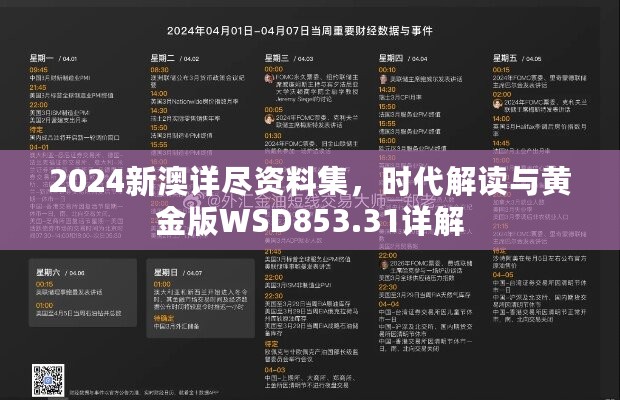 2024新澳详尽资料集，时代解读与黄金版WSD853.31详解