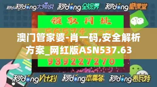 澳门管家婆-肖一码,安全解析方案_网红版ASN537.63