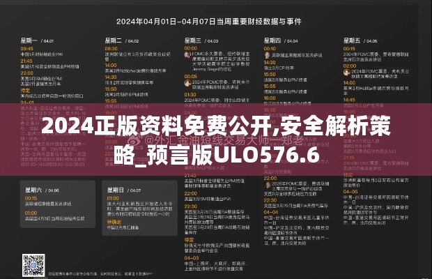 2024正版资料免费公开,安全解析策略_预言版ULO576.6