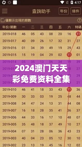 2024澳门天天彩免费资料全集，揭晓赢家结果_DOR79.12个人版