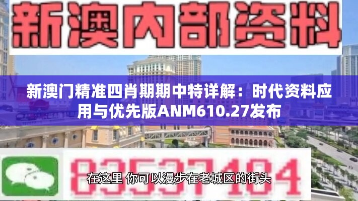 新澳门精准四肖期期中特详解：时代资料应用与优先版ANM610.27发布