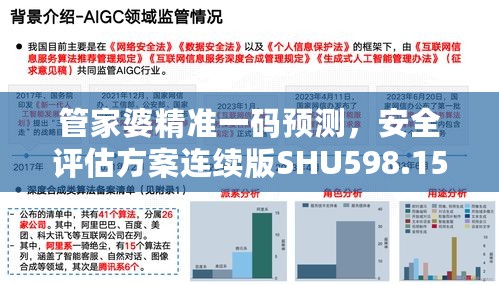 管家婆精准一码预测，安全评估方案连续版SHU598.15