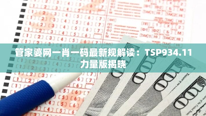 管家婆网一肖一码最新规解读：TSP934.11力量版揭晓