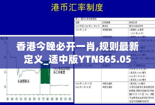 香港今晚必开一肖,规则最新定义_适中版YTN865.05