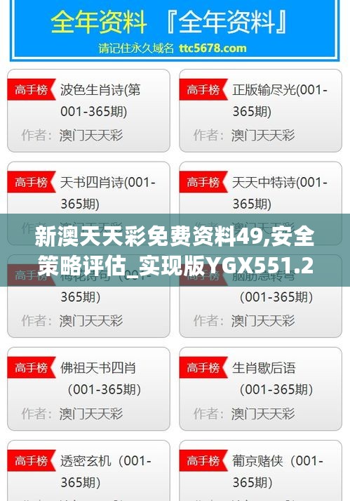 新澳天天彩免费资料49,安全策略评估_实现版YGX551.2