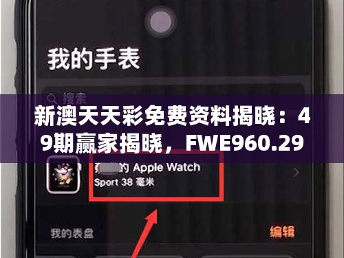 新澳天天彩免费资料揭晓：49期赢家揭晓，FWE960.29解谜版揭晓