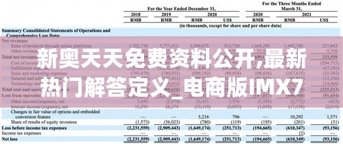 新奥天天免费资料公开,最新热门解答定义_电商版IMX786.74