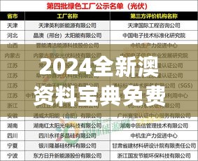 2024全新澳资料宝典免费分享，安全策略解析_水晶版NZG805.38