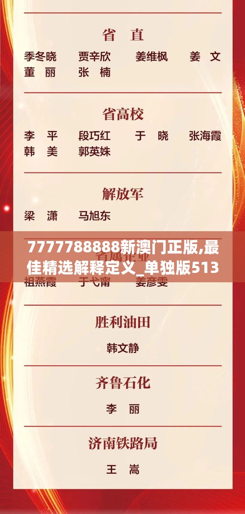 7777788888新澳门正版,最佳精选解释定义_单独版513.16