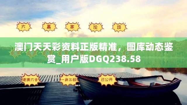 澳门天天彩资料正版精准，图库动态鉴赏_用户版DGQ238.58