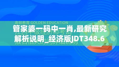 管家婆一码中一肖,最新研究解析说明_经济版JDT348.65