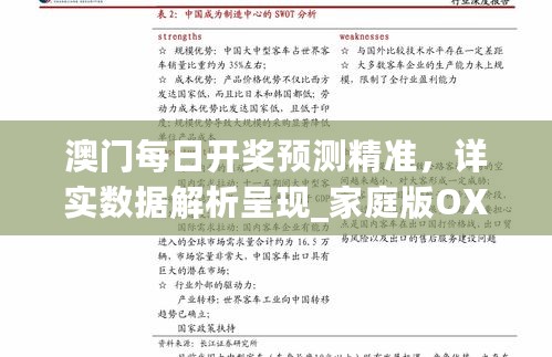 澳门每日开奖预测精准，详实数据解析呈现_家庭版OXU664.63