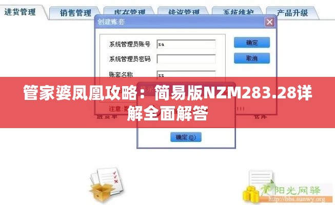 管家婆凤凰攻略：简易版NZM283.28详解全面解答