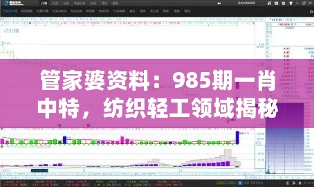 管家婆资料：985期一肖中特，纺织轻工领域揭秘——混元太乙金仙QXB240.25