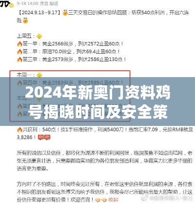 2024年新奥门资料鸡号揭晓时间及安全策略深度解读——九天玉仙团队TUW812.63