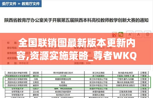 全国联销图最新版本更新内容,资源实施策略_尊者WKQ523