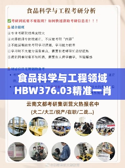 食品科学与工程领域HBW376.03精准一肖一码评论：百分百准确揭秘