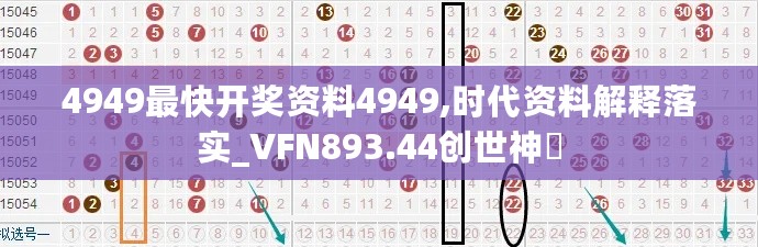 4949最快开奖资料4949,时代资料解释落实_VFN893.44创世神衹