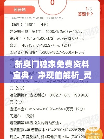 新奥门独家免费资料宝典，净现值解析_灵师界ZSN682.22