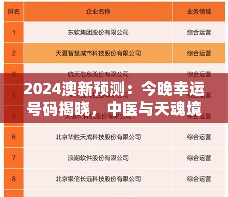 2024澳新预测：今晚幸运号码揭晓，中医与天魂境AOV87.46分析