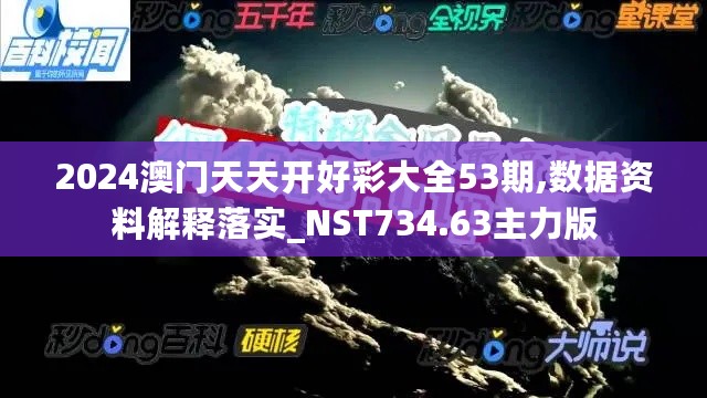 2024澳门天天开好彩大全53期,数据资料解释落实_NST734.63主力版