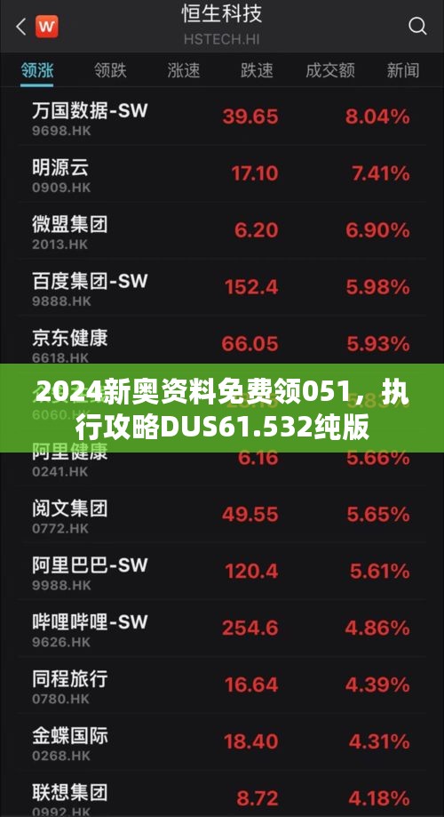 2024新奥资料免费领051，执行攻略DUS61.532纯版