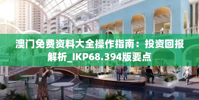 澳门免费资料大全操作指南：投资回报解析_IKP68.394版要点