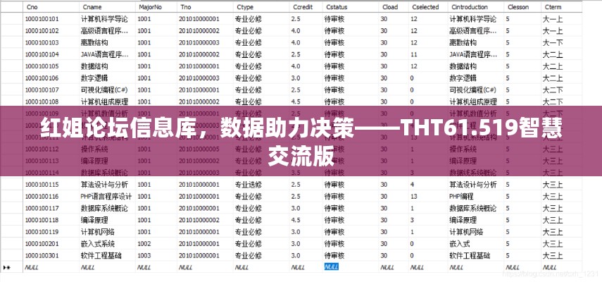 红姐论坛信息库，数据助力决策——THT61.519智慧交流版