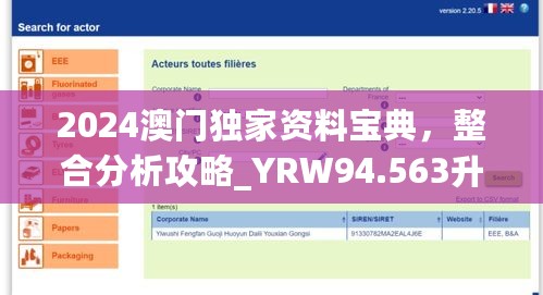 2024澳门独家资料宝典，整合分析攻略_YRW94.563升级版