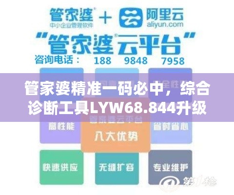 管家婆精准一码必中，综合诊断工具LYW68.844升级版