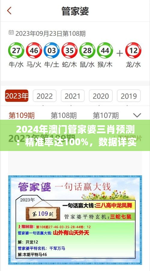 2024年澳门管家婆三肖预测：精准率达100%，数据详实解析及统计报告_STP94.436版本