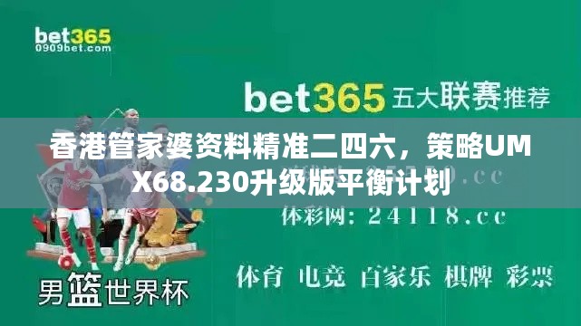 香港管家婆资料精准二四六，策略UMX68.230升级版平衡计划