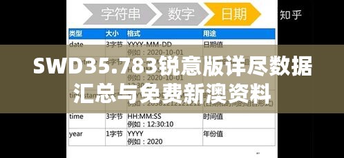 SWD35.783锐意版详尽数据汇总与免费新澳资料