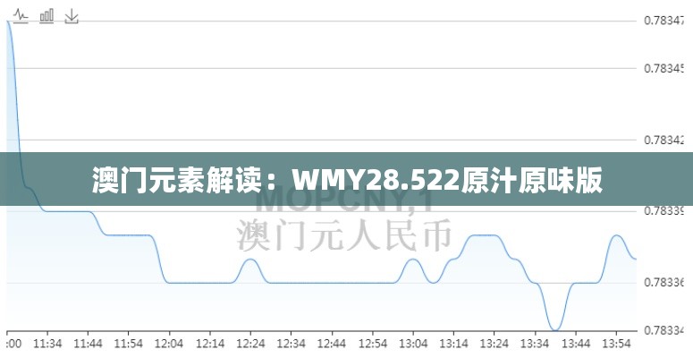 澳门元素解读：WMY28.522原汁原味版