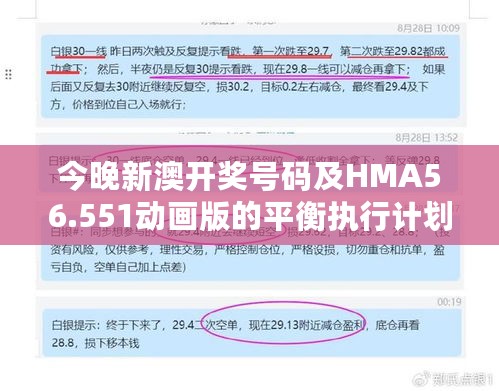 今晚新澳开奖号码及HMA56.551动画版的平衡执行计划