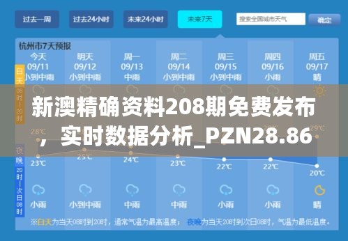 新澳精确资料208期免费发布，实时数据分析_PZN28.860多媒体版