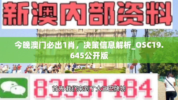 今晚澳门必出1肖，决策信息解析_OSC19.645公开版