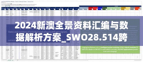 2024新澳全景资料汇编与数据解析方案_SWO28.514跨界版