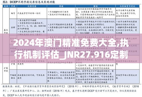 2024年澳门精准免费大全,执行机制评估_JNR27.916定制版