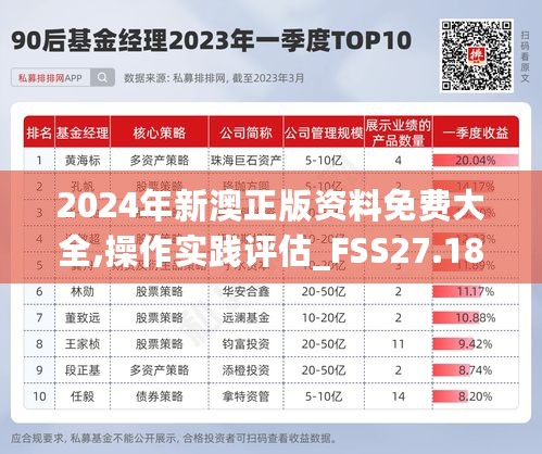 2024年新澳正版资料免费大全,操作实践评估_FSS27.188快捷版