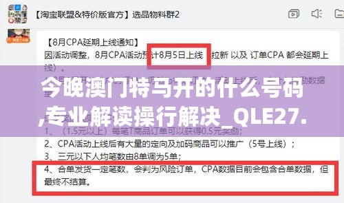 今晚澳门特马开的什么号码,专业解读操行解决_QLE27.881艺术版