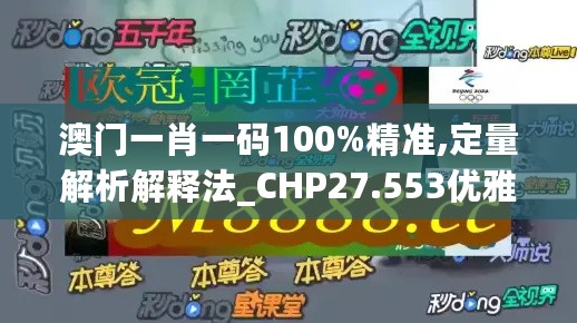 澳门一肖一码100%精准,定量解析解释法_CHP27.553优雅版