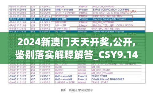 2024新澳门天天开奖,公开,鉴别落实解释解答_CSY9.14.91终极版