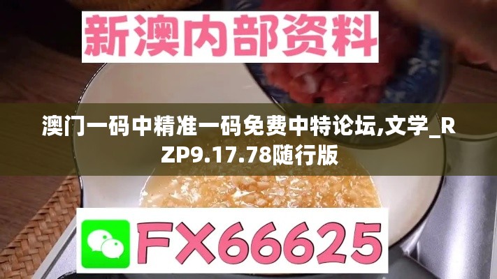 澳门一码中精准一码免费中特论坛,文学_RZP9.17.78随行版