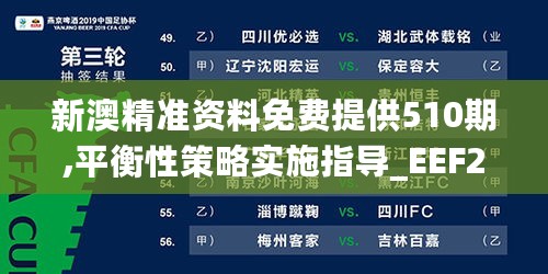 新澳精准资料免费提供510期,平衡性策略实施指导_EEF2.78.71文化版