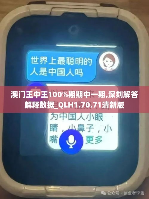 澳门王中王100%期期中一期,深刻解答解释数据_QLH1.70.71清新版