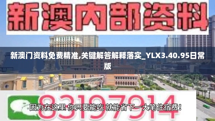 新澳门资料免费精准,关键解答解释落实_YLX3.40.95日常版